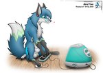 animal_genitalia balls canine_genitalia computer digitalfox electronics feral genitals happy male playing sheath solo srfx18 apple_inc. apple_macintosh imac zatch_(sirfox) hi_res