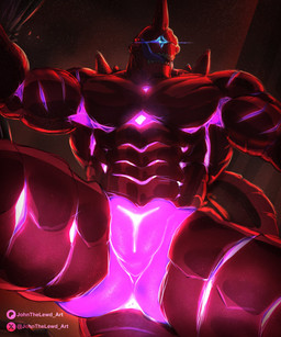 1_eye abs andromorph anus barazoku blue_eyes genitals glowing glowing_anus glowing_eyes glowing_genitalia glowing_vulva horn intersex licking licking_lips licking_own_lips muscular muscular_andromorph muscular_humanoid muscular_intersex nude open_mouth pecs pink_anus pink_vulva red_body red_horn red_tail solo spread_legs spreading tail tongue tongue_out unusual_anatomy unusual_eyes unusual_genitalia unusual_vulva vulva johnthelewd_art kaiju_no._8 kaiju_no_10 humanoid 5:6 absurd_res hi_res