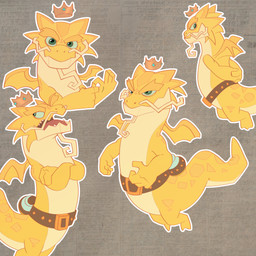 anthro crossed_arms crown elixir elixir_loong facial_hair feral headgear male male/male mustache potion_bottle solo standing yellow_body ikaro clash_royale kingdom_hearts mythology square_enix dragon eastern_dragon heartless large_body mythological_creature mythological_scalie reptile scalie absurd_res hi_res model_sheet