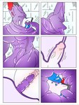 anthro bodily_fluids comic cum cum_in_mouth cum_inside cum_on_face cum_on_own_face cum_on_self dragon drinking drinking_cum duo genital_fluids genitals goo_creature group hi_res hypnosis hypnotic_eyes male malphs mind_control muscular muscular_male mythological_creature mythological_scalie mythology penis ringed_eyes scalie sebastianthedragon smiling_dragon solo transformation trio