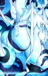 armpit_hair big_breasts black_body black_skin blue_hair blue_nipples blue_tongue body_hair breast_grab breasts female fur hair hand_on_breast huge_breasts lips nipples not_furry open_mouth tentacles thick_thighs tongue tongue_out white_body white_fur white_hair white_skin venusflowerart ctenophorae scleriteaeaeaggadah 2016 absurd_res hi_res