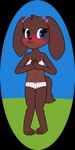 4_fingers anthro bare_shoulders biped blue_eyes blush bottomwear bow_(feature) bow_accessory bow_panties bow_underwear bra breasts brown_body brown_fur brown_nose cheek_tuft circle_background clasped_hands cleavage clothed clothing colored_edge_bra colored_edge_panties dog_ears dog_tail ear_bow embarrassed eyelashes facial_tuft female fingers fur hands_together hands_together_elbows_apart heart_bra heart_clothing heart_panties heart_pattern heart_pattern_bra heart_pattern_panties heart_pattern_underwear heart_symbol heart_underwear leg_tuft looking_aside navel outside panties pattern_bottomwear pattern_bra pattern_clothing pattern_panties pattern_topwear pattern_underwear paw_bra paw_panties paw_pattern paw_pattern_bra paw_pattern_panties paw_pattern_underwear paw_underwear paws purple_bow smile solo standing tail topwear training_bra tuft twin_bows twin_ear_bows underwear white_bra white_clothing white_panties white_underwear pazymomo evelyn_(pazymomo) bird_dog canid canine canis cocker_spaniel domestic_dog hunting_dog mammal spaniel 1:2 2022 alpha_channel digital_drawing_(artwork) digital_media_(artwork) flat_colors full-length_portrait hi_res portrait