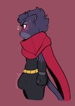 Rating: q
ID: 5583091
Date: 2025-05-19 03:44:48 -0400
Status: pending
Score: 7
anthro belt black_body black_fur black_hair blush blush_lines bodily_fluids bodysuit cape carameltsi clairen_(rivals_of_aether) claws clothing erection erection_under_clothing felid feline fingerless_gloves flat_colors frown fur furrowed_brow gloves gynomorph hair handwear hi_res intersex leopard looking_away looking_forward mammal messy_hair pantherine red_eyes rivals_of_aether round_ears simple_background skinsuit solo standing sweat sweatdrop tail thin_tail throbbing tight_clothing post #5583091