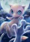 ambiguous_gender anthro detailed_background duo legendary_duo mew_duo moon sky solo_focus tail nilomne nintendo pokemon felid feline generation_1_pokemon legendary_pokemon mammal mew_(pokemon) mewtwo pokemon_(species) 2019 hi_res