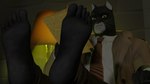 5_toes anthro barefoot black_body black_fur blouse clothing coat feet file_folder foot_fetish fur humanoid_feet inside lamp lights looking_at_viewer male necktie plantigrade pointy_ears prick_ears soles solo toes topwear whiskers white_body white_fur dbzdr blacksad john_blacksad felid feline mammal 16:9 2021 3d_(artwork) digital_media_(artwork) story story_in_description widescreen