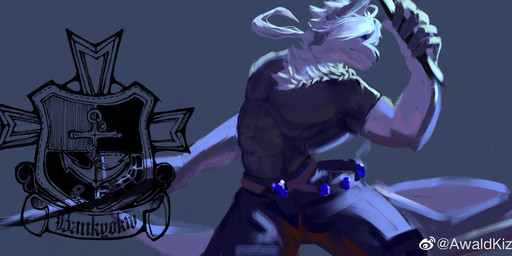 anthro blue_eyes bottomwear chest_tuft clothed clothing front_view fur grey_background grey_body grey_fur hair holding_object male male_anthro mouth_closed muscular muscular_anthro muscular_male neck_tuft pants shirt simple_background solo standing t-shirt tight_clothing tight_shirt tight_t-shirt tight_topwear topwear tuft white_body white_fur white_hair wide_stance awaldkize canid canine mammal hi_res