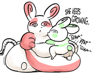 anthro anthro_on_anthro anthro_penetrated anthro_penetrating anthro_penetrating_anthro balls big_balls black_text chubby_cheeks contact_onomatopoeia darkened_balls darkened_genitalia duo featureless_hands featureless_legs female female_penetrated genitals green_arms green_spots green_tail happy impact_onomatopoeia inflation intraspecies kissing larger_female larger_penetrated male male/female male_penetrating male_penetrating_female motion_lines narrowed_eyes navel_fetish navel_penetration onomatopoeia open_mouth overweight overweight_anthro overweight_female penetration penis_in_navel red_arms red_spots round_tail sex short_tail simple_background sitting size_difference slap_(sound_effect) smaller_male sound_effects spots spotted_ears spotted_face tail text tube white_background white_tail riaplusone nintendo pokemon generation_3_pokemon pokemon_(species) shiny_pokemon spinda 2025 digital_drawing_(artwork) digital_media_(artwork) english_text hi_res