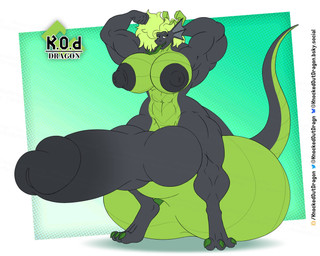 abs anthro areola balls big_areola big_balls big_breasts big_muscles big_nipples big_penis black_body black_nipples black_penis breasts claws digitigrade ear_frill fangs fist flexing flexing_bicep forked_tongue frill_(anatomy) genitals gradient_background green_background green_balls green_body green_breasts green_claws green_eyes green_hair green_horn green_scales green_tongue gynomorph hair hand_behind_head horn huge_areola huge_balls huge_breasts huge_muscles huge_nipples huge_penis humanoid_genitalia humanoid_penis hybrid_genitalia hybrid_penis hyper hyper_balls hyper_genitalia hyper_penis intersex knot knotted_humanoid_penis knotted_penis logo long_hair long_tail long_tongue looking_at_viewer muscular muscular_arms muscular_thighs nipples open_mouth penis pose scales simple_background smug_expression smug_face solo tail teeth thick_tail thick_thighs tongue knockedoutdragon european_mythology mythology kaya_(knockedoutdragon) dragon mythological_creature mythological_scalie scalie western_dragon 5:4 artist_logo hi_res pinup watermark