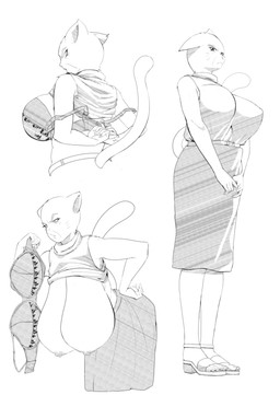 5_fingers 5_toes anthro areola arm_tuft arms_bent bare_shoulders belt big_areola big_breasts big_nipples biped bottomwear bra breasts claws clothed clothed_anthro clothed_female clothing curved_eyebrows ear_tuft elbow_tuft elderly elderly_anthro elderly_female eyebrows feet female finger_claws fingers floral_print footwear frown fully_clothed fully_clothed_anthro fully_clothed_female fur fur_tuft glistening glistening_areola half-closed_eyes hand_on_hip hand_on_own_hip hands_behind_back hanging_breasts head_tuft holding_bra holding_clothing holding_object holding_underwear huge_breasts huge_nipples humanoid_feet humanoid_hands iris leaning leaning_forward long_skirt looking_at_viewer looking_back looking_back_at_viewer looking_forward mature_anthro mature_female narrowed_eyes nipples one_ear_up open_frown open_mouth partially_clothed partially_clothed_anthro partially_clothed_female plantigrade pointy_ears prick_ears print_bra print_clothing print_underwear pupils raised_clothing raised_sweater raised_topwear resting_bitch_face sandals shoes shoulder_tuft skirt sleeveless_clothing sleeveless_sweater sleeveless_topwear slit_pupils snout solo standing straight_legs sweater tail three-quarter_view toe_claws toes topwear tuft turtleneck underwear undressing whiskers 0ryomamikado0 cartoon_network the_amazing_world_of_gumball mary_senicourt domestic_cat felid feline felis mammal 2025 absurd_res black_and_white digital_drawing_(artwork) digital_media_(artwork) hi_res monochrome