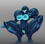 armor big_breasts black_armor blue_body blue_breasts blue_nipples blue_pussy breasts censor_bar crouching female genitals glowing ineffective_censorship mostly_nude nipples not_furry presenting pussy simple_background solo spreading translucent translucent_body white_background pochincoff metroid metroid_prime nintendo dark_samus alien alien_humanoid goo_creature goo_humanoid humanoid 2018 censored