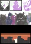 2022 <3? absurd_res anthro base_three_layout blockage_(layout) breasts canid canine clothed clothing comic digital_media_(artwork) female five_frame_image five_nights_at_freddy's five_nights_at_freddy's_2 fourball fox fur group heart_symbol hi_res horizontal_blockage imminent_sex male mammal mangle_(fnaf) mango_(roommates) question_mark roommates:motha scottgames simple_background three_row_layout