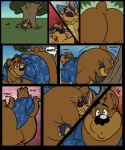 5:6 anthro bat bear butt butt_crush c-trigger candy comic crytus_(character) dessert dominant duo facesitting food grinding hi_res male mammal overweight pinned sitting_on_another size_difference