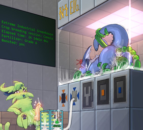 anal anal_beads anal_beads_in_ass anal_penetration artificial_insemination blue_body blue_eyes blue_fur blush blush_lines bodily_fluids container cum cum_container cum_drip cum_everywhere cum_in_ass cum_in_mouth cum_in_vagina cum_inside cum_pooling cumshot dripping duo ejaculation female feral flower_accessory fur genital_fluids genitals green_body green_fur heart_symbol knot knotted_penis laboratory leaking_cum machine male male/female messy object_in_ass oral oral_penetration orgasm pawpads penetration penis pink_eyes plant restrained restrained_by_tentacles sex sex_toy sex_toy_in_ass sex_toy_insertion shaking_orgasm tentacle_in_ass tentacle_in_mouth tentacle_in_vagina tentacle_penetration tentacle_sex tentacles vaginal vaginal_penetration storm_(artist) microsoft minecraft mojang nintendo pokemon xbox_game_studios fan_character eeveelution elemental_creature espeon flora_fauna generation_1_pokemon generation_2_pokemon pokemon_(species) shiny_pokemon vaporeon hi_res