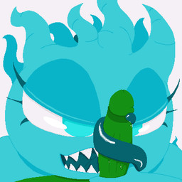 blue_body blue_eyes blue_skin bodily_fluids duo erection eyelashes fellatio female genitals green_body green_penis green_skin half-closed_eyes humanoid_genitalia humanoid_penis licking long_tongue male male/female narrowed_eyes not_furry open_mouth oral penile penis saliva sex sharp_teeth solo_focus teeth tongue tongue_out tritesprite monstro_village anon gillou human mammal nymph 1:1 digital_media_(artwork) pixel_(artwork)
