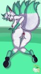 anthro anus bent_over female genitals liana_the_kitsune nude pussy rear_view mitsuthesune mythology canid canine fox fox_spirit mammal mythological_creature true_fox 9:16 absurd_res hi_res