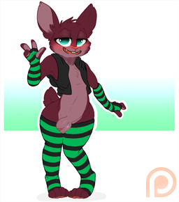 4_toes anthro arm_warmers armwear balls biped blue_eyes blush buckteeth clothing feet flaccid foreskin fur genitals hindpaw humanoid_genitalia humanoid_penis leggings legwear looking_at_viewer male open_mouth patreon_logo pattern_armwear pattern_clothing pattern_legwear paws penis simple_background smile solo standing striped_armwear striped_clothing striped_legwear stripes teeth toeless_legwear toes backsash patreon lagomorph leporid mammal rabbit 2018 digital_media_(artwork) hi_res