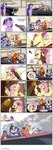 anthro bodily_fluids butt car crying detailed_background dialogue exclamation_point eyelashes feathered_wings feathers female feral grey_body group gun hair holding_gun holding_object holding_ranged_weapon holding_weapon humanoid_pointy_ears humor missile orange_body outside pink_hair pointy_ears prehensile_wings pupils purple_body quadruped ranged_weapon red_sclera rocket_launcher simple_background smile speech_bubble tears text three-quarter_view vehicle weapon white_background winged_hands wings yellow_body skitsroom disney dreamworks friendship_is_magic frieren_beyond_journey's_end hasbro helluva_boss kung_fu_panda my_little_pony mythology zootopia fluttershy_(mlp) frieren judy_hopps loona_(helluva_boss) master_tigress twilight_sparkle_(mlp) canid canid_demon canine demon elf equid equine felid hellhound lagomorph leporid mammal mythological_canine mythological_creature mythological_equine pantherine pegasus rabbit tiger 2025 absurd_res comic hi_res