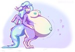 anthro belly big_belly big_breasts breasts female fur molly_gooey navel nipples nude overweight pregnant pregnant_anthro pregnant_female slightly_chubby solo tail freddymartin mythology dragon mythological_creature mythological_scalie scalie hi_res