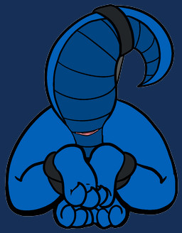 animal_genitalia anthro bdsm bondage bound cloaca female genitals horizontal_cloaca nude solo trout_(artist) lolori kobold reptile scalie aliasing alpha_channel digital_media_(artwork) hi_res