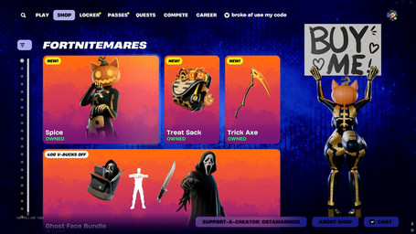 big_breasts big_butt bouncing_breasts breasts butt butt_jiggle cat_tail clothing female food for_a_head fruit gameplay_mechanics glitter holding_object holding_sign jiggling plant pumpkin pumpkin_head rear_view shaking_butt sign skinsuit solo text thick_thighs tight_clothing ogtamarindo third-party_edit twilightv0ids_(modeler) epic_games fortnite spice_(fortnite) felid feline humanoid mammal object_head 16:9 3d_(artwork) 3d_animation animated digital_media_(artwork) english_text loop screencap_edit widescreen