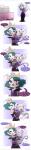 alternate_universe carrying_another clothed clothing dessert duo female food hair holding_object horn ice_cream not_furry princess queen royalty simple_background size_difference text young namygaga disney star_vs._the_forces_of_evil eclipsa_butterfly meteora_butterfly humanoid hybrid mewman monster absurd_res comic english_text hi_res long_image tall_image