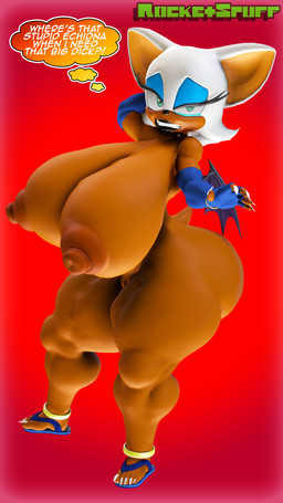 agitated anthro armwear barely_visible_genitalia barely_visible_vulva big_breasts big_butt breasts butt claws clenched_teeth clothing collar ear_piercing ear_ring elbow_gloves fangs female fingerless_gloves flip_flops footwear genitals gloves hand_behind_head handwear huge_breasts huge_butt lips membrane_(anatomy) membranous_wings nervous piercing ring_(jewelry) ring_piercing sandals shoes solo spiked_collar spikes teeth thick_lips thick_thighs thought_bubble toe_claws vulva wings rocketspuff sega sonic_the_hedgehog_(series) rouge_the_bat bat mammal 3d_(artwork) absurd_res digital_media_(artwork) hi_res