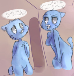 anthro blue_fur breaking_the_fourth_wall breasts cat dialogue duo feline female fur gumball_watterson male mammal nicole_watterson nude the_amazing_world_of_gumball unknown_artist
Rating: Questionable
Score: 15
User: FoldingPillows
Date: February 01, 2015 anthro blue_fur breaking_the_fourth_wall breasts cat dialogue duo feline female fur gumball_watterson male mammal nicole_watterson nude the_amazing_world_of_gumball unknown_artist
Rating: Questionable
Score: 15
User: FoldingPillows
Date: February 01, 2015