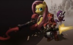 eyewear female gatling_gun glasses group gun handgun horn machine_gun minigun necktie plow_yoke ranged_weapon revolver tail weapon stupjam friendship_is_magic hasbro my_little_pony mythology team_fortress_2 valve big_macintosh_(mlp) fluttershy_(mlp) heavy_(team_fortress_2) medic_(team_fortress_2) rarity_(mlp) spy_(team_fortress_2) earth_pony equid equine horse mammal mythological_creature mythological_equine pony unicorn 16:10 crossover hi_res widescreen