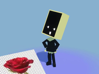 4_fingers ^_^ black_clothing blue_background blush blush_stickers bottomwear clothed clothing clothing_lift eyelashes eyes_closed female female_humanoid fingers flower gesture hand_gesture hands_on_hips hands_on_own_hips happy happy_sex looking_at_object looking_at_viewer machine middle_finger misleading_thumbnail money multicolored_clothing multicolored_panties multicolored_underwear narrowed_eyes not_furry offscreen_male offscreen_sex open_mouth open_smile panties pattern_bottomwear pattern_clothing pattern_panties pattern_underwear pink_blush plant pointing pointing_at_self presenting_panties presenting_underwear prostitution rectangular_head red_rose rose_(flower) screen screen_face sex shadow simple_background smile smug_expression smug_eyes smug_face solo standing striped_bottomwear striped_clothing striped_panties striped_underwear stripes two_tone_clothing two_tone_panties two_tone_underwear underwear wavy_mouth white_eyelashes white_eyes white_mouth yellow_body pinkmoth kate_(pinkmoth) humanoid robot robot_humanoid 2026 3d_(artwork) 3d_animation 4:3 animated digital_media_(artwork) no_sound short_playtime video