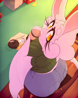 beverage big_butt bottomwear butt clothed clothing coffee denim denim_bottomwear denim_clothing detailed_background eyebrows eyelashes facial_tuft female huge_butt jeans looking_at_viewer looking_back membrane_(anatomy) membranous_wings pants ribbed_clothing ribbed_sweater solo thick_eyebrows tuft wings yellow_eyes twistedlilheart serina_(twistedlilheart) bat humanoid mammal 4:5 hi_res
