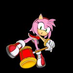absurd_res alpha_channel amy_rose bottomless clothed clothing dress eulipotyphlan female genitals hedgehog hi_res looking_at_viewer mammal on_model open_mouth pussy rasenxoru sega simple_background solo sonic_the_hedgehog_(series) spread_legs spreading transparent_background