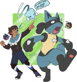 ambiguous_gender anthro black_body black_fur blue_body blue_fur body_swap chest_spike clothed clothing eyes_closed fur group levitation male open_mouth pawpads sharp_teeth spikes spikes_(anatomy) tan_body tan_fur teeth text thought_bubble tongue tongue_out toony trio whistle_(object) wide_eyed fezmangaka fujoshiineko nintendo pokemon axel_(poke789) canid canine felid feline generation_1_pokemon generation_4_pokemon human legendary_pokemon lucario mammal mew_(pokemon) pokemon_(species) shiny_pokemon english_text headshot_portrait hi_res portrait signature