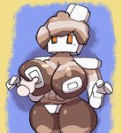 anthro areola big_breasts big_butt blocky_body blush breast_grab breasts brown_body butt female genitals glowing hand_on_breast huge_breasts huge_butt looking_at_viewer minerals nipples not_furry nude pussy rock salt simple_background solo square_(anatomy) tan_body thick_thighs dezmine21 nintendo pokemon generation_9_pokemon humanoid nacli pokemon_(species) absurd_res digital_media_(artwork) hi_res shaded