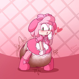 accessory anthro bent_over big_diaper blush boots clothing diaper dress exposed_diaper feces female footwear frilly frilly_clothing fur fur_tuft gloves green_eyes hand_to_face handwear headband heart_symbol pink_body pink_boots pink_clothing pink_dress pink_footwear pink_fur poof shoes soiled_diaper soiling solo spread_legs spreading tan_body tuft unclean_diaper used_diaper white_clothing white_gloves white_handwear dummydoodles sega sonic_the_hedgehog_(series) amy_rose eulipotyphlan hedgehog mammal 1:1 hi_res
