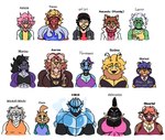 ambiguous_gender anthro female group male apolonoise european_mythology greek_mythology jewish_mythology mythology aaron_(apolonoise) amanda_(apolonoise) beelma_(stupeez) clara_(apolonoise) cold_(apolonoise) felicia_(apolonoise) larry_(apolonoise) marina_(apolonoise) marisol_(stupeez) mitch_(apolonoise) muuriel_(shiningnoise) trevor_(apolonoise) vanessa_(apolonoise) arthropod avian bee beetle bird bovid bovine canid canine cattle crocodile crocodilian dragon felid fish fox hercules_beetle human humanoid hymenopteran insect lion mammal marine mythological_avian mythological_bird mythological_creature mythological_firebird mythological_golem mythological_scalie owl pantherine phoenix reptile rhinoceros_beetle scalie scarabaeid shark snake tiger hi_res