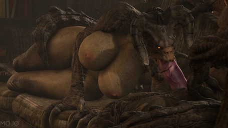 breasts claws duo erection fellatio female female_penetrated furniture genitals horn male male/female male_penetrating male_penetrating_female nipples non-mammal_breasts nude oral oral_penetration penetration penile penis sex sofa tongue planetmojo red-eye_(modeler) fallout microsoft deathclaw monster reptile scalie 16:9 2018 3d_(artwork) digital_media_(artwork) hi_res source_filmmaker_(artwork) widescreen