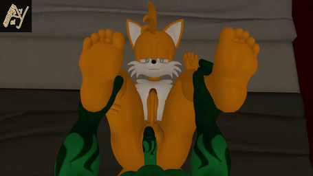 5_toes anal anal_penetration ankle_grab anthro anthro_on_anthro anthro_penetrated anthro_penetrating anthro_penetrating_anthro barefoot bed feet first_person_view foot_fetish foot_focus from_front_position furniture genitals hindpaw humanoid_feet humanoid_genitalia humanoid_penis imminent_anal interspecies leg_grab looking_pleasured lying male male/male male_on_bottom male_on_top male_penetrated male_penetrating male_penetrating_male missionary_position on_back on_bottom on_top paws penetration penile penile_penetration penis penis_in_ass plantigrade sex soles toes aldenyates sega sonic_riders sonic_the_hedgehog_(series) jet_the_hawk miles_prower animal_humanoid avian canid canine fox humanoid mammal 16:9 3d_(artwork) 3d_animation animated digital_media_(artwork) hi_res no_sound short_playtime source_filmmaker_(artwork) video widescreen