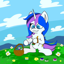 basket big_eyes blue_eyes brush chibi container cutie_mark dream easter_egg female flower holidays horn mane meadow multicolored_mane paintbrush painting_(action) plant rainbow_mane solo spring toony wings nyale0102 easter hasbro my_little_pony mythology equid equine horse mammal mythological_creature mythological_equine pony unicorn winged_unicorn 1:1 animated colorful_theme digital_media_(artwork) hi_res