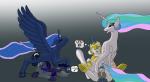 2014 absurd_res anal anal_penetration animal_genitalia armor badinfluence balls bat_pony blue_eyes blue_fur blue_hair cum cum_in_ass cum_in_pussy cum_inside dickgirl dickgirl_on_male equine female feral friendship_is_magic fur hair hi_res horn horse horsecock intersex male mammal multi-colored_hair my_little_pony penetration penis pink_eyes pony princess_celestia_(mlp) princess_luna_(mlp) royal_guard_(mlp) straight thestral vaginal vaginal_penetration white_fur winged_unicorn wings
Rating: Explicit
Score: 23
User: ultragamer89
Date: February 21, 2014