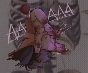 amputation amputee animal_genitalia anthro blood bodily_fluids bone breasts clothing coughing_blood cum disability drooling exposed_bone faceless_character female feral forced genital_fluids genitals gore headgear headwear knot knotted_penis legwear male male/female missing_arm missing_leg penetration penis rape saliva sex spine spitting_blood text thigh_highs vaginal vaginal_penetration vaxhunt bloodborne fromsoftware sony_corporation sony_interactive_entertainment the_hunter_(bloodborne) ambiguous_species beast_(bloodborne) human mammal english_text