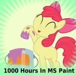 1000_hours_in_ms_paint eyes_closed female feral hair happy humor red_hair smile solo text the_truth young joeyh3 derpibooru friendship_is_magic hasbro my_little_pony apple_bloom_(mlp) earth_pony equid equine horse mammal pony 1:1 2015 english_text meme reaction_image