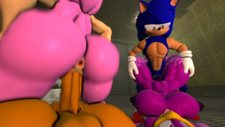 ahegao anthro anthro_on_anthro anthro_penetrated anthro_penetrating anthro_penetrating_anthro anus balls beak big_balls big_breasts big_penis black_nose blue_body blue_fur blue_penis bouncing_breasts bouncing_butt breasts butt cheek_tuft cowgirl_position facial_tuft feathers female female_on_top female_penetrated from_front_position fur genitals green_eyes group hair half-closed_eyes inside interspecies looking_at_another looking_down looking_pleasured looking_up lying male male/female male_on_bottom male_penetrating male_penetrating_female narrowed_eyes nipples nude on_back on_bottom on_top orange_balls orange_penis parallel_sex penetration penile penile_penetration penis penis_in_vagina piledriver_position pink_body pink_fur pink_hair pubes purple_body purple_feathers purple_nipples red_anus red_vulva sex short_tail smile smirk tail tan_body tan_fur tan_inner_ear thrusting tongue tongue_out tuft vaginal vaginal_penetration vein veiny_penis vulva white_body white_fur yellow_beak sarah_dellen sega sonic_riders sonic_the_hedgehog_(series) amy_rose miles_prower sonic_the_hedgehog wave_the_swallow avian bird canid canine eulipotyphlan fox hedgehog hirundinid mammal oscine passerine red_fox swallow_(bird) true_fox 16:9 2023 3d_(artwork) 3d_animation animated digital_media_(artwork) loop no_sound short_playtime video widescreen