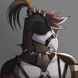 anthro beak blindfold clothing collar falconry_hood harness hood leather leather_clothing leather_topwear male multicolored_body solo spiked_collar spikes tied_mouth topwear two_tone_body polenie oreo_(itsraventm) avian bird corvid corvidae corvus_(genus) crow oscine passerine pied_crow hi_res