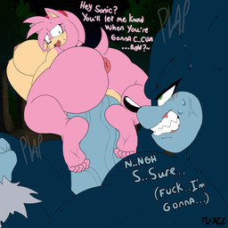 abdominal_bulge accessory anthro anus big_breasts big_bulge big_butt big_penis blush blush_lines bodily_fluids breasts bulge butt clenched_teeth constricted_pupils curling_toes dialogue duo eyelashes feet female fist genitals grunting hair_accessory hairband hairband_only huge_breasts huge_bulge huge_butt huge_penis hyper hyper_abdominal_bulge hyper_bulge hyper_genitalia hyper_penis imminent_orgasm larger_male long_eyelashes looking_back looking_pleasured male male/female muscular muscular_male navel nervous nervous_smile night outie_navel park penetration penis puffy_anus pupils sharp_teeth size_difference small_pupils smaller_female stretched_vagina sweat sweatdrop teeth text vaginal vaginal_penetration vein veiny_penis flamez sega sonic_the_hedgehog_(series) sonic_unleashed amy_rose sonic_the_hedgehog sonic_the_werehog eulipotyphlan european_hedgehog hedgehog mammal werecreature wereeulipotyphlan werehog 1:1 english_text hi_res