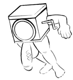 balls flaccid genitals humanoid_genitalia humanoid_penis male not_furry penis simple_background solo vein veiny_penis white_background clockstops3am conditional_dnp object_shows fan_character animate_inanimate humanoid black_and_white full-length_portrait hi_res monochrome portrait sketch
