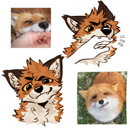 bite feral fur looking_at_viewer male photo photo_reference simple_background smile smiling_at_viewer smirk smirking_at_viewer solo white_background white_body white_fur atkaso pedro_(atkaso) canid canine fox mammal red_fox true_fox 1:1 digital_media_(artwork) hi_res reference_image