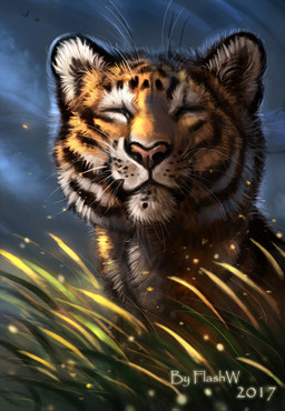 ambiguous_gender black_body black_fur black_lips black_stripes cloud countershade_torso countershading day detailed_background detailed_fur eyes_closed feral flying fur grass group inner_ear_fluff light lips long_mouth looking_at_viewer nature orange_body orange_fur outside particles pink_nose plant shadow side_view sitting sky smile snout solo_focus striped_body striped_fur stripes sunlight tuft whiskers white_body white_countershading white_fur wind flashw avian felid mammal pantherine tiger 2017 bust_portrait detailed digital_media_(artwork) portrait