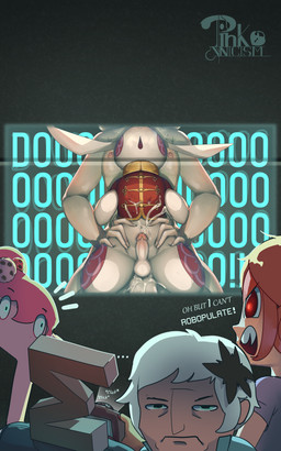 against_surface anal anal_penetration angry anthro asian_clothing balls bodily_fluids bottomless camera chinese_clothing clothed clothing crescent_moon cum cum_drip cum_in_ass cum_inside cum_on_clothing cum_on_self cumshot dialogue doggystyle dripping duo east_asian_clothing ejaculation embarrassed femboy fleshlight_position from_behind_position genital_fluids genitals hair luna_(virtue's_last_reward) machine male male/male moan moon nipples nude on_glass orgasm penetration phi_(virtue's_last_reward) pink_hair public public_sex recording red_eyes red_hair sex shoulder_length_hair sigma_klim small_waist taking_picture text tired_of_this_shit topwear torso_grab pinkcynicism clover_field lucky_bun zero_iii humanoid lagomorph leporid mammal rabbit robot robot_humanoid 5:8 absurd_res english_text hi_res
