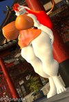 anthro big_breasts breasts clothing female fur genitals muscular orange_eyes pussy solo thick_thighs white_body white_fur ok_bruh warfaremachine_(modeler) fira_(okbruh) lagomorph leporid mammal rabbit 3d_(artwork) digital_media_(artwork) hi_res source_filmmaker_(artwork)