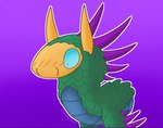 feathers female feral green_body green_feathers purple_body purple_feathers solo yellow_body stealthyspirit mythology dinosaur dragon drekir dromaeosaurid lizard mythological_creature mythological_scalie prehistoric_species reptile scalie theropod hi_res